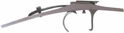 Double Lever Double Set Trigger,
curled front trigger,
wax cast, assembled